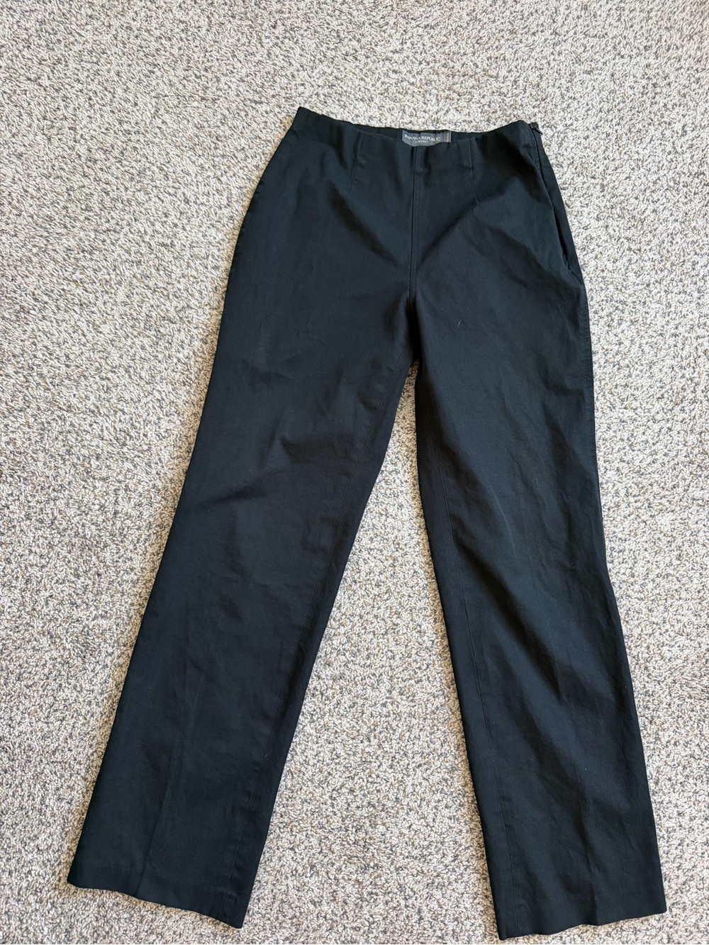 Banana Republic Men's Black Dress Pants - Straight Leg 4